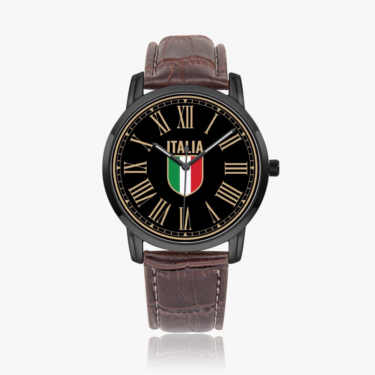 Stemma Italia - Premium Quartz Watch Stainless Steel Case & Leather Bands