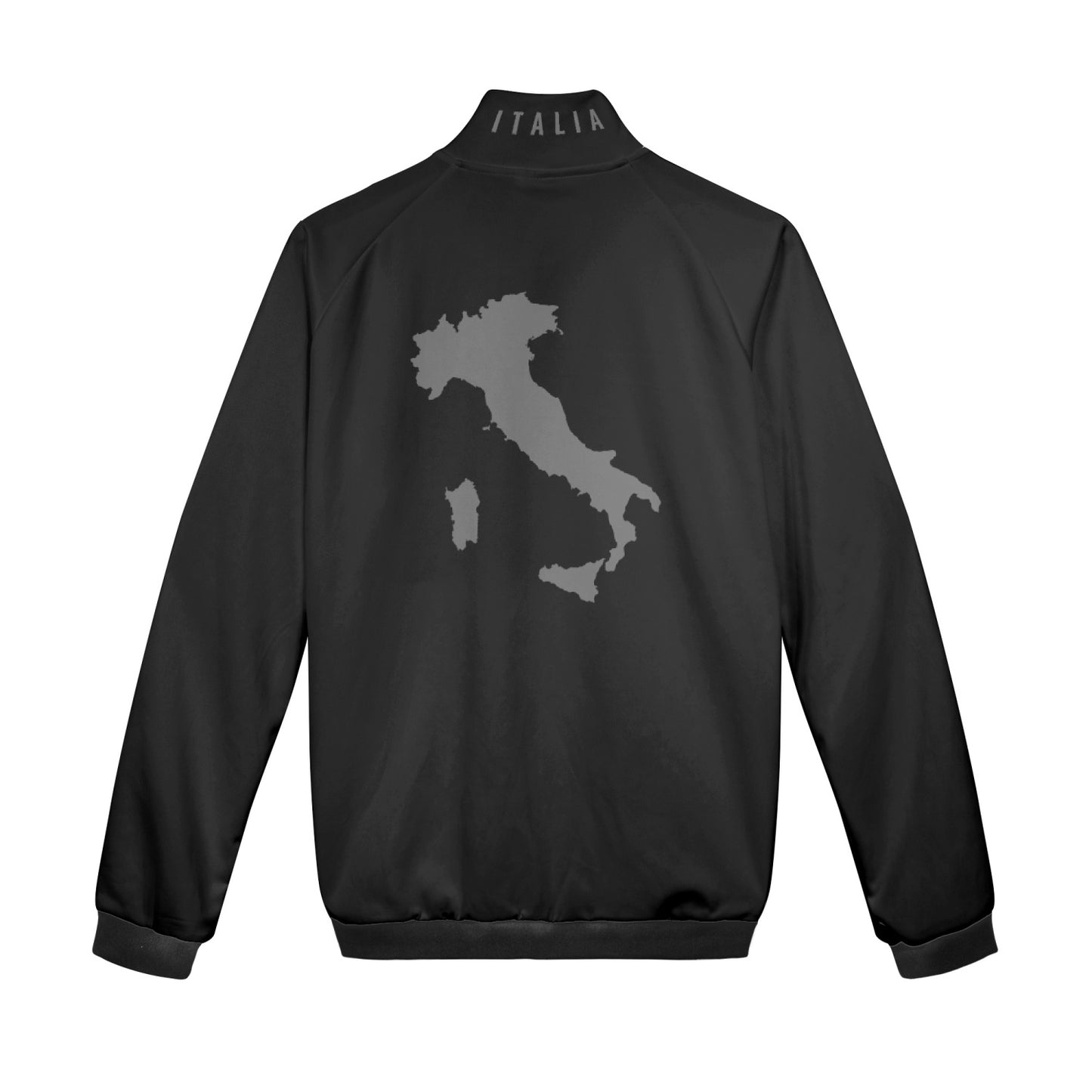 Giacca con zip Italia nera