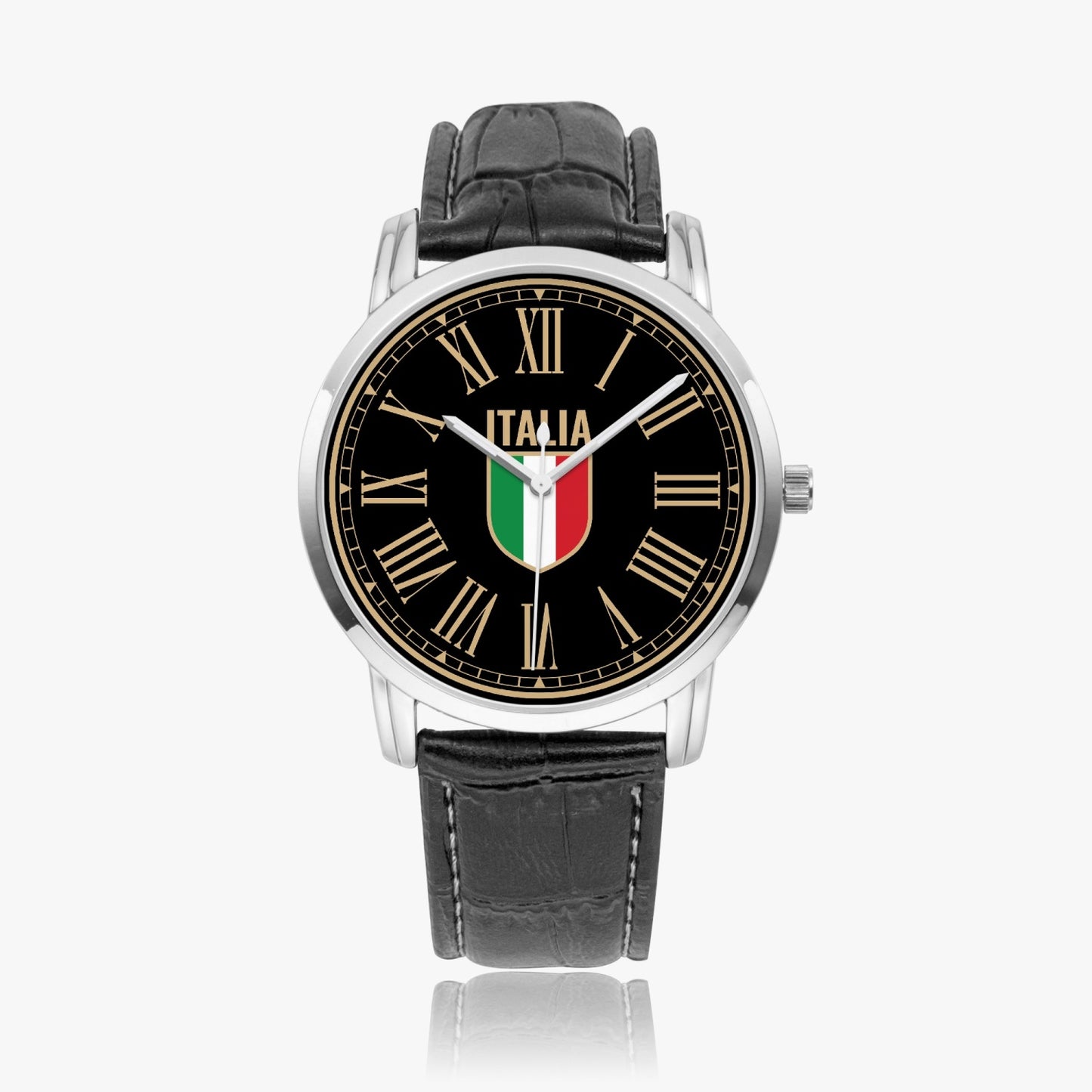 Stemma Italia - Premium Quartz Watch Stainless Steel Case & Leather Bands