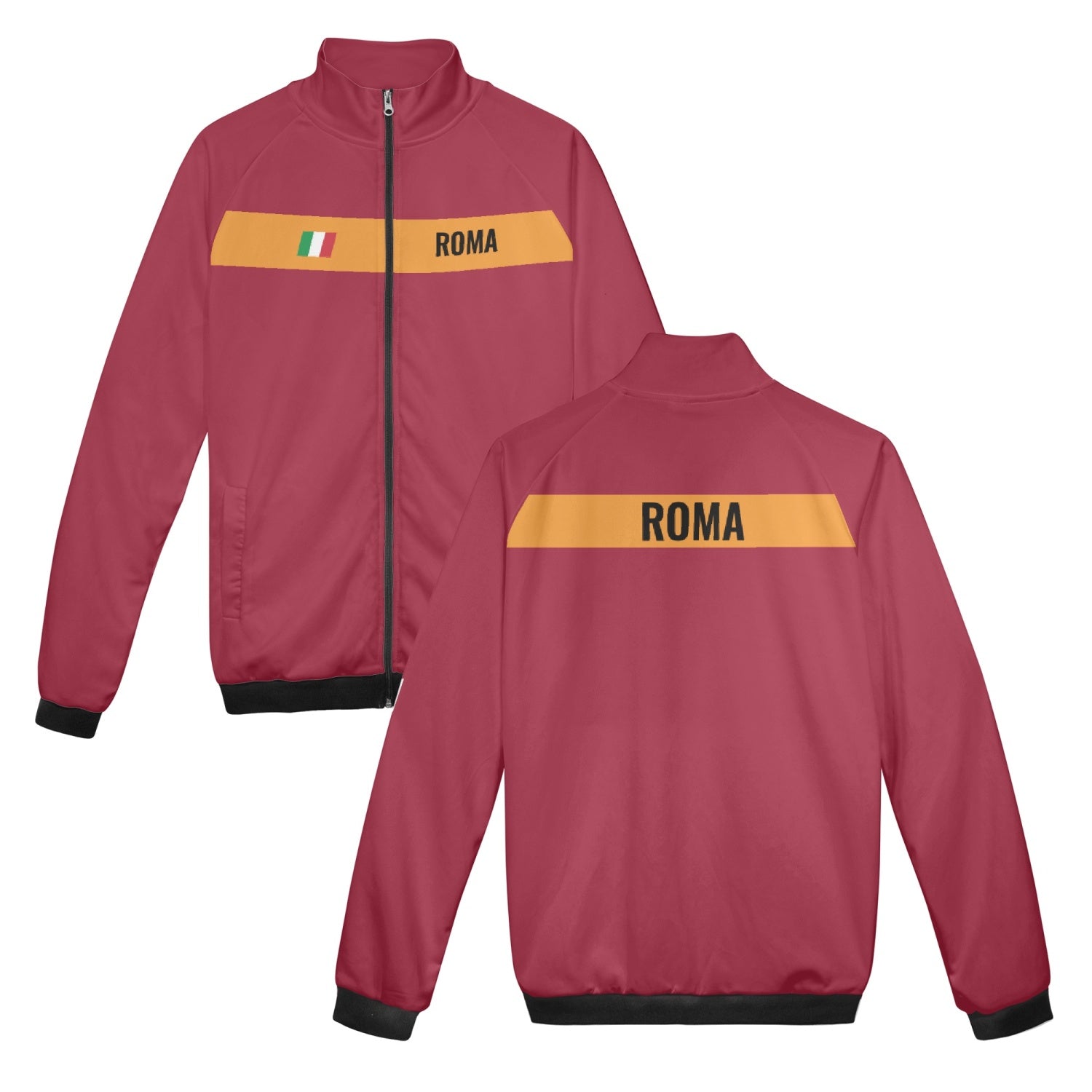 begynde Gentleman daytime Roma zip Jacket – Italiadistrict.com