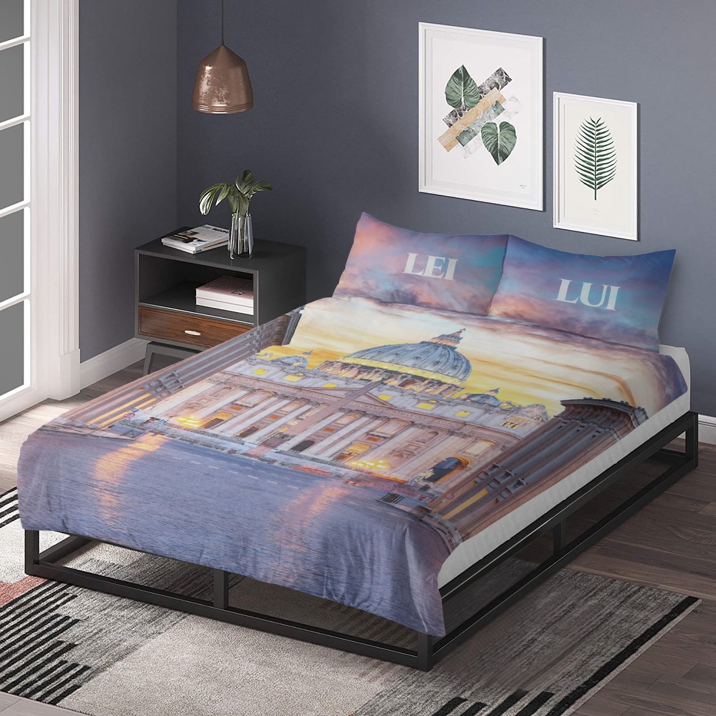 Set Biancheria da Letto - Vaticano Roma