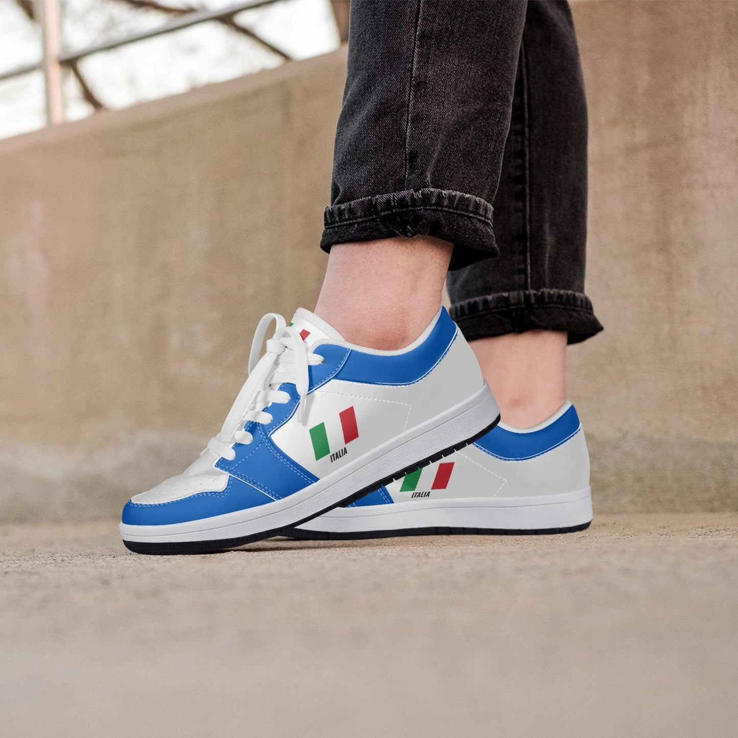 Shoes Sneakers Italia - White/Azure