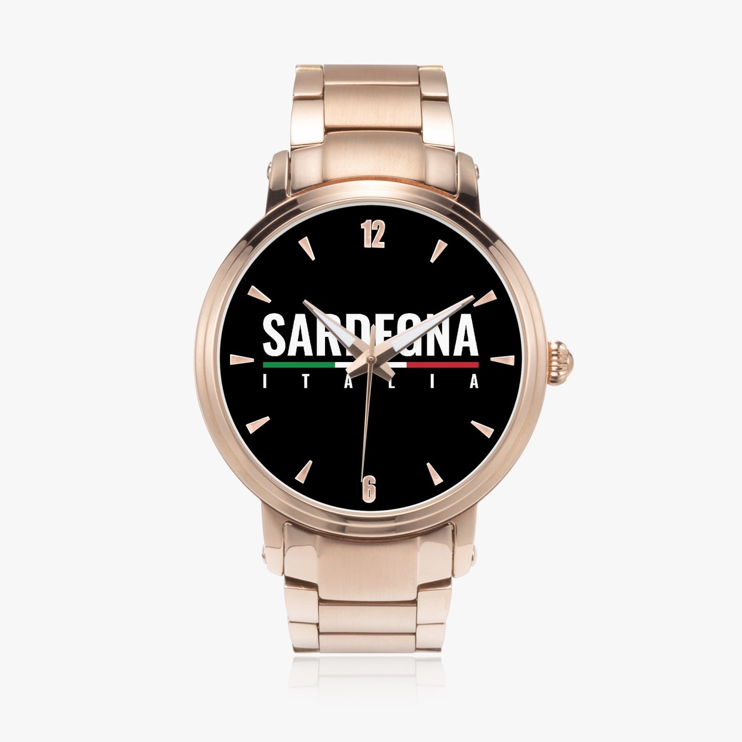Orologio Movimento Automatico Sardegna Italia - Acciaio Inossidabile Premium