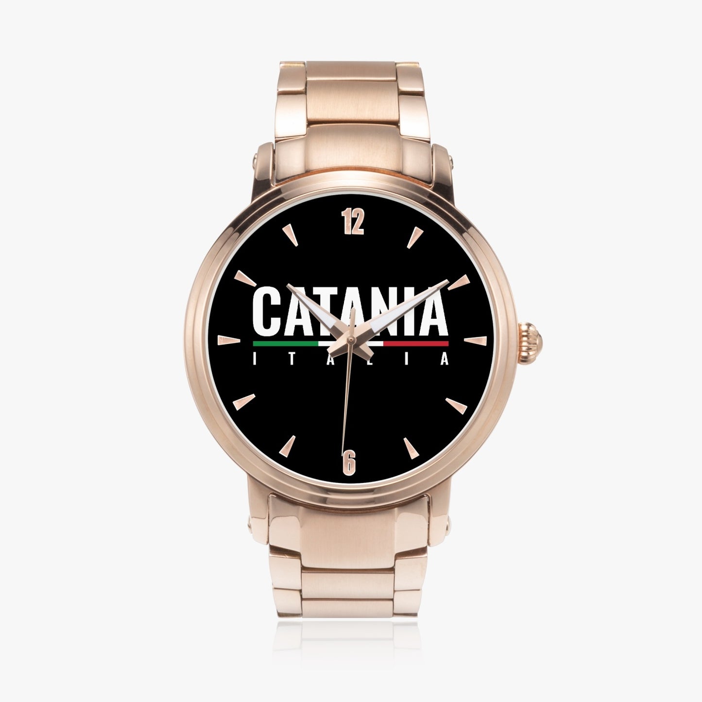 Orologio Movimento Automatico Catania Italia - Acciaio Inossidabile Premium