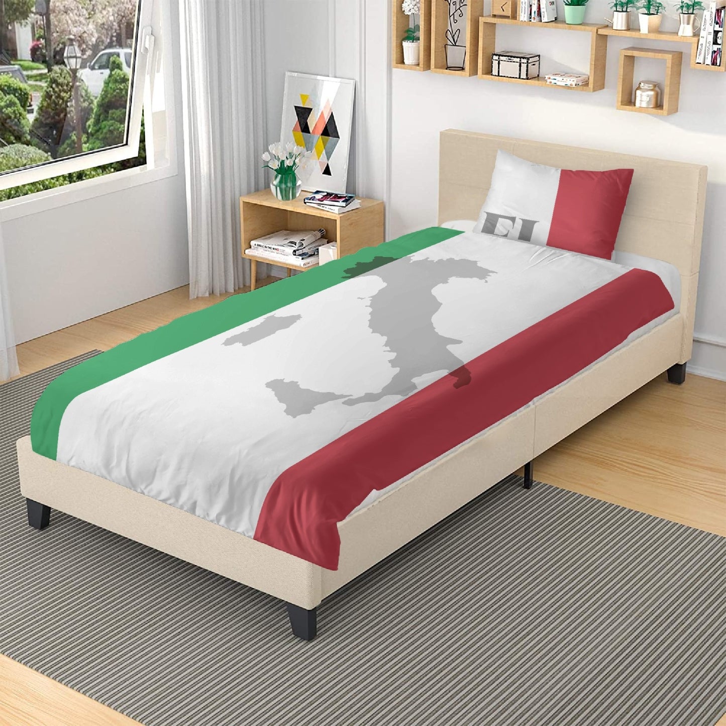Completo Letto - Bandiera Italia Lei Lui