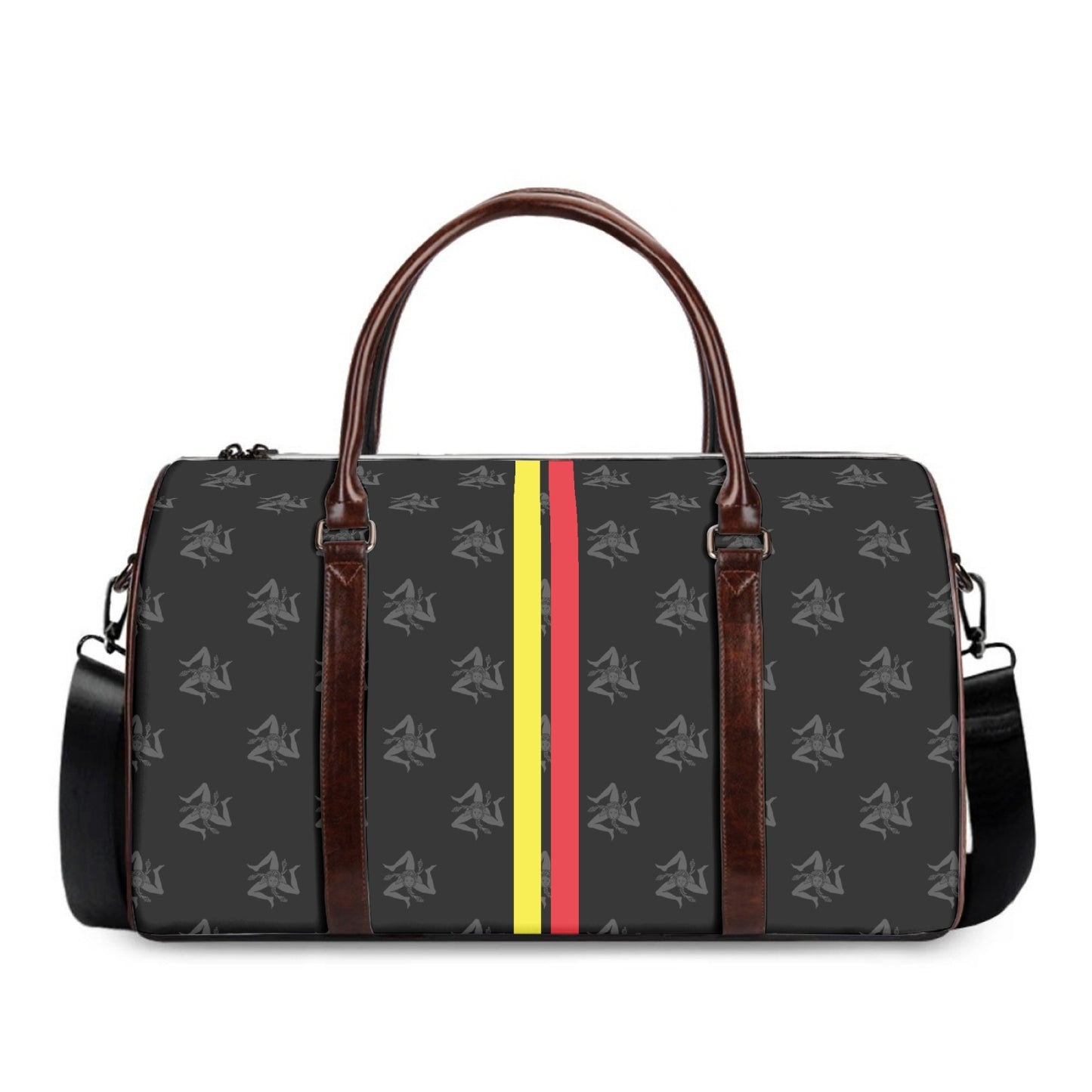 Travel Handbag Trinacria Sicilian Pattern