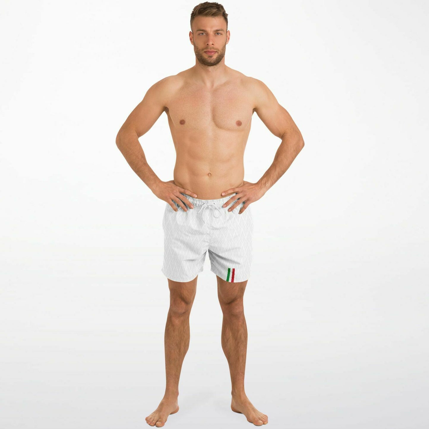 Boxer da bagno Italia Bianco