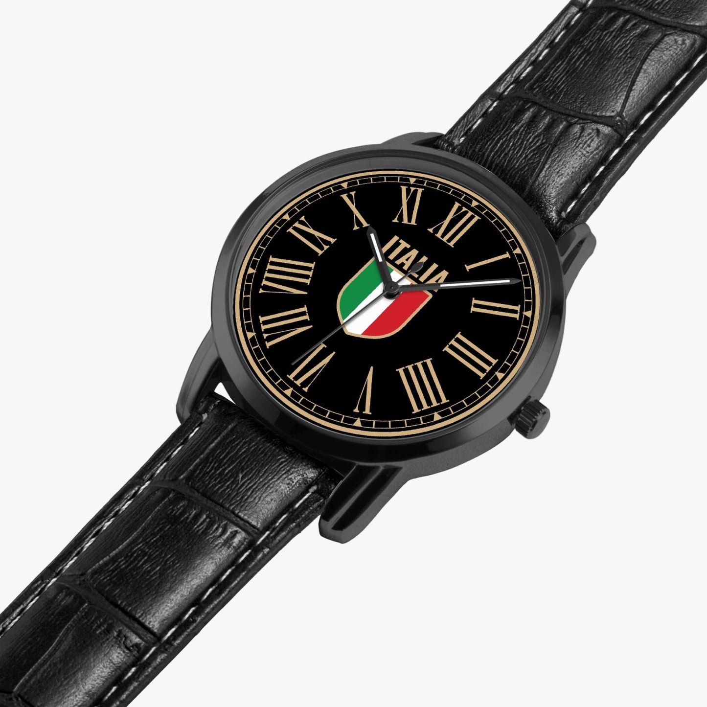 Stemma Italia - Premium Quartz Watch Stainless Steel Case & Leather Bands