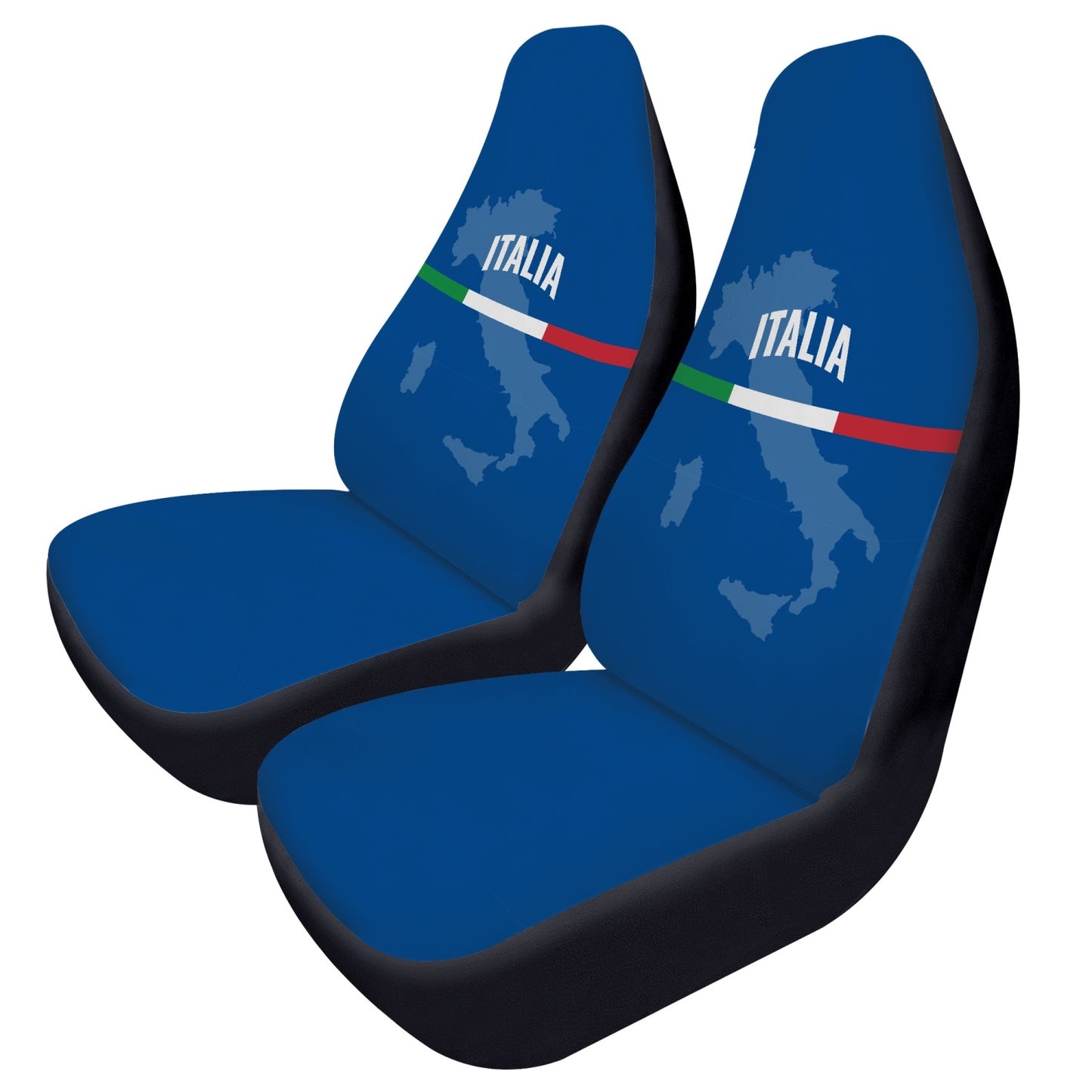 Italia blue Car Seats Cover 2Pcs