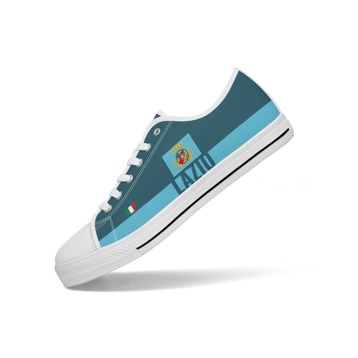 Lazio Shoes Low-top V2, featuring a classic lace-up design with durable rubber outsoles and canvas upper, perfect for everyday wear.