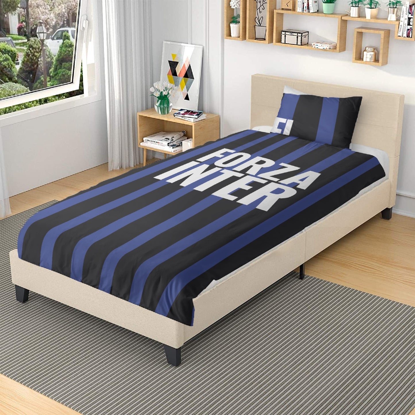Completo Biancheria da Letto - Forza Inter