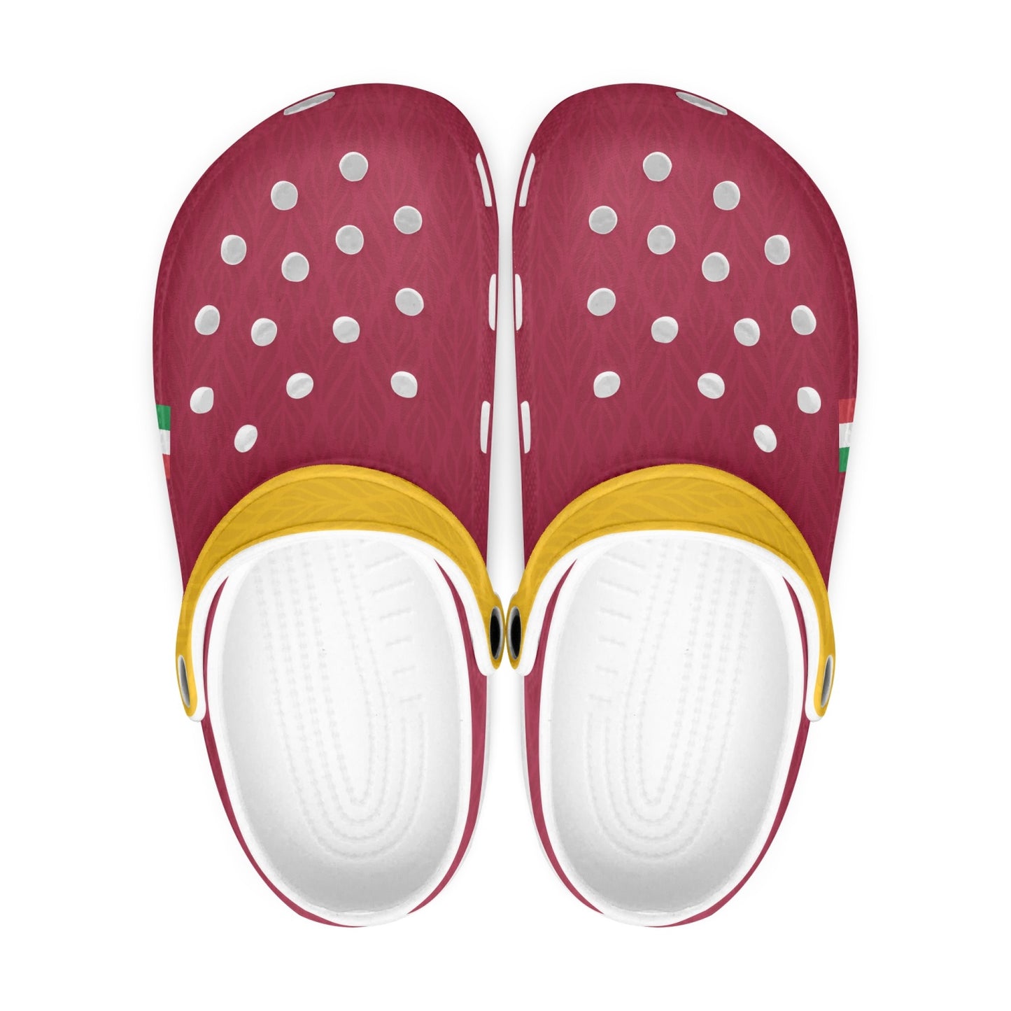Roma Clogs shoes featuring soft EVA upper vamps and durable anti-slip outsoles, suitable for indoor and outdoor use, available at Italiadistrict.com.