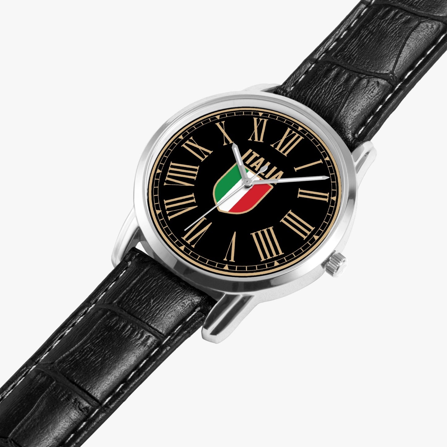 Stemma Italia - Premium Quartz Watch Stainless Steel Case & Leather Bands