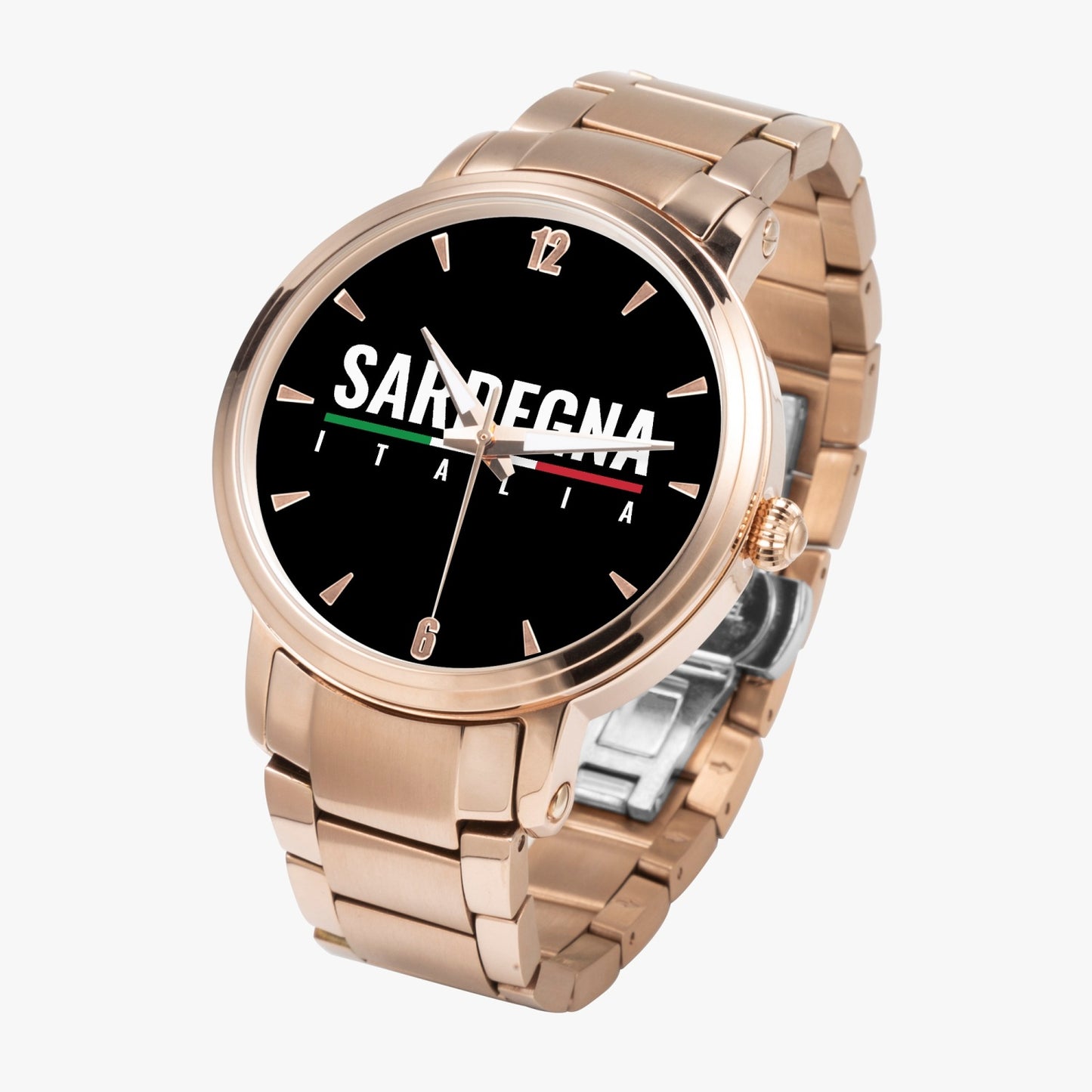 Orologio Movimento Automatico Sardegna Italia - Acciaio Inossidabile Premium