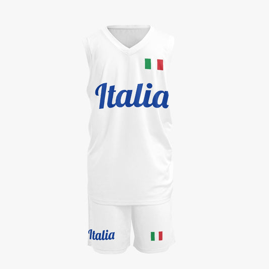 Set maglia da basket Italia - Bianco