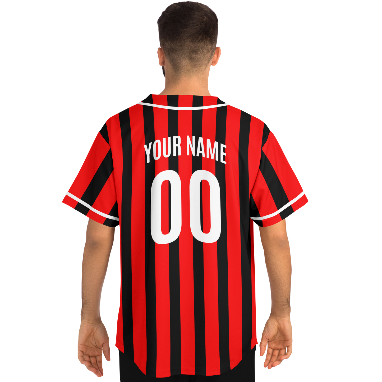 Milan Baseball Jersey - Custom Name + Number
