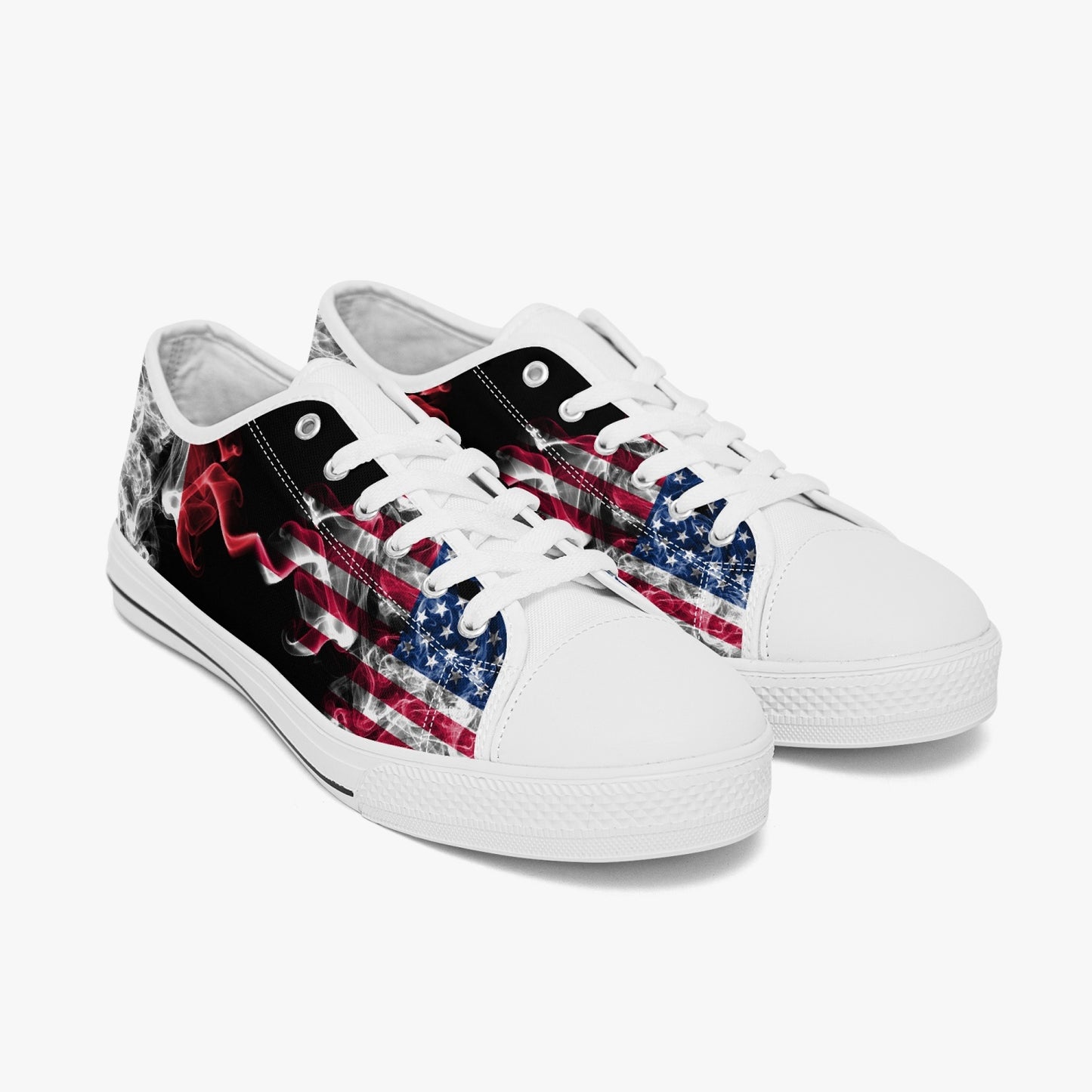 Low-Top Shoes - Italian American Flag