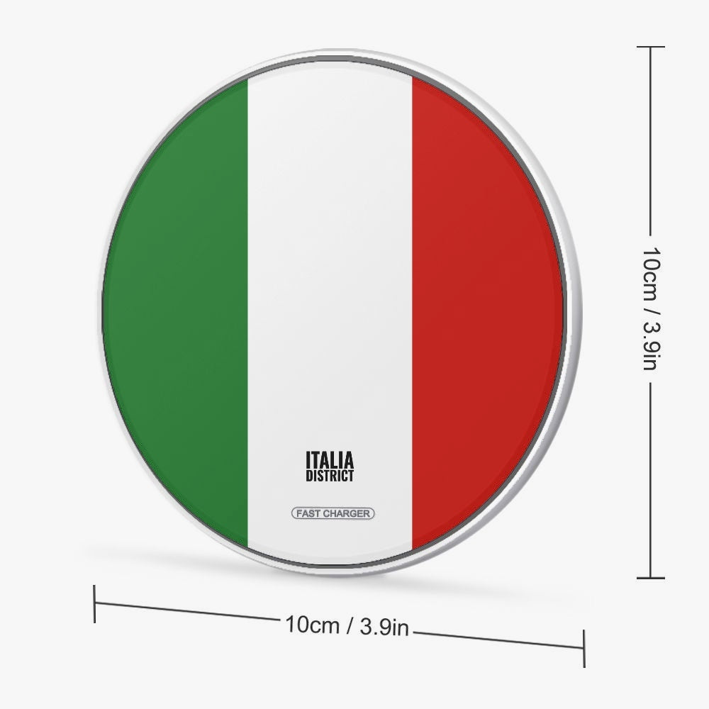 Italian Flag - 10W Wireless Charger - Italia District