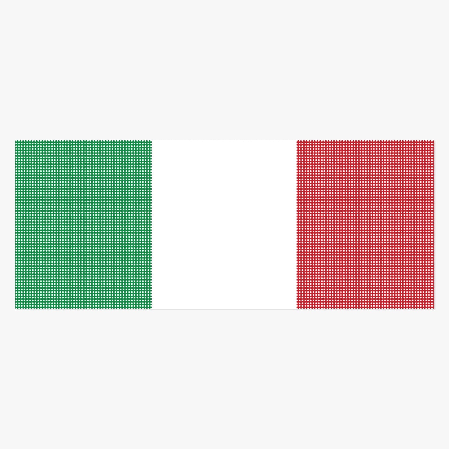 Italian Flag Rear Window Decal