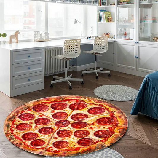 Pepperoni Pizza Carpet