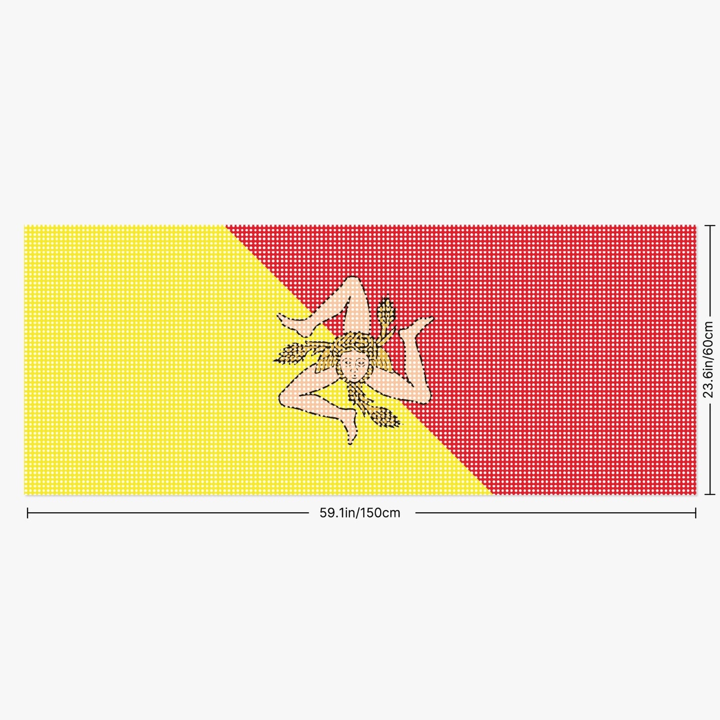 Sicilian Flag Rear Window Decal