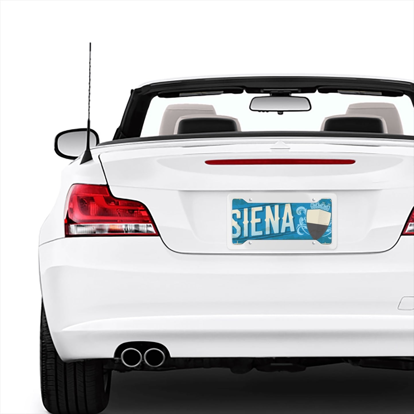 Siena License Plate Italian Style