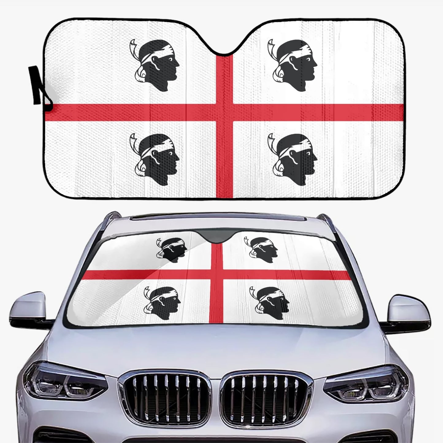 Sardinia Flag - Car Sun Shade