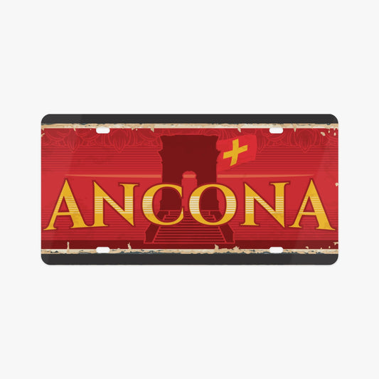 Ancona License Plate Italian Style