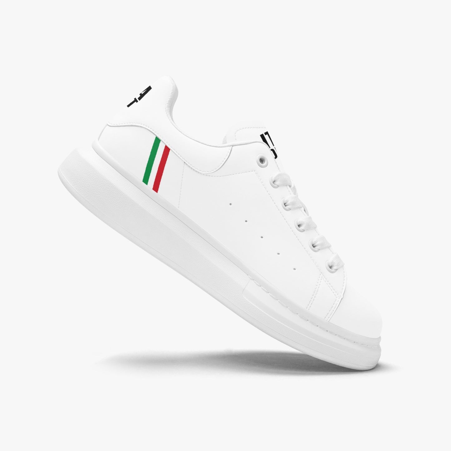 Italian Stripe | Leather Oversized Sneakers - Italia District