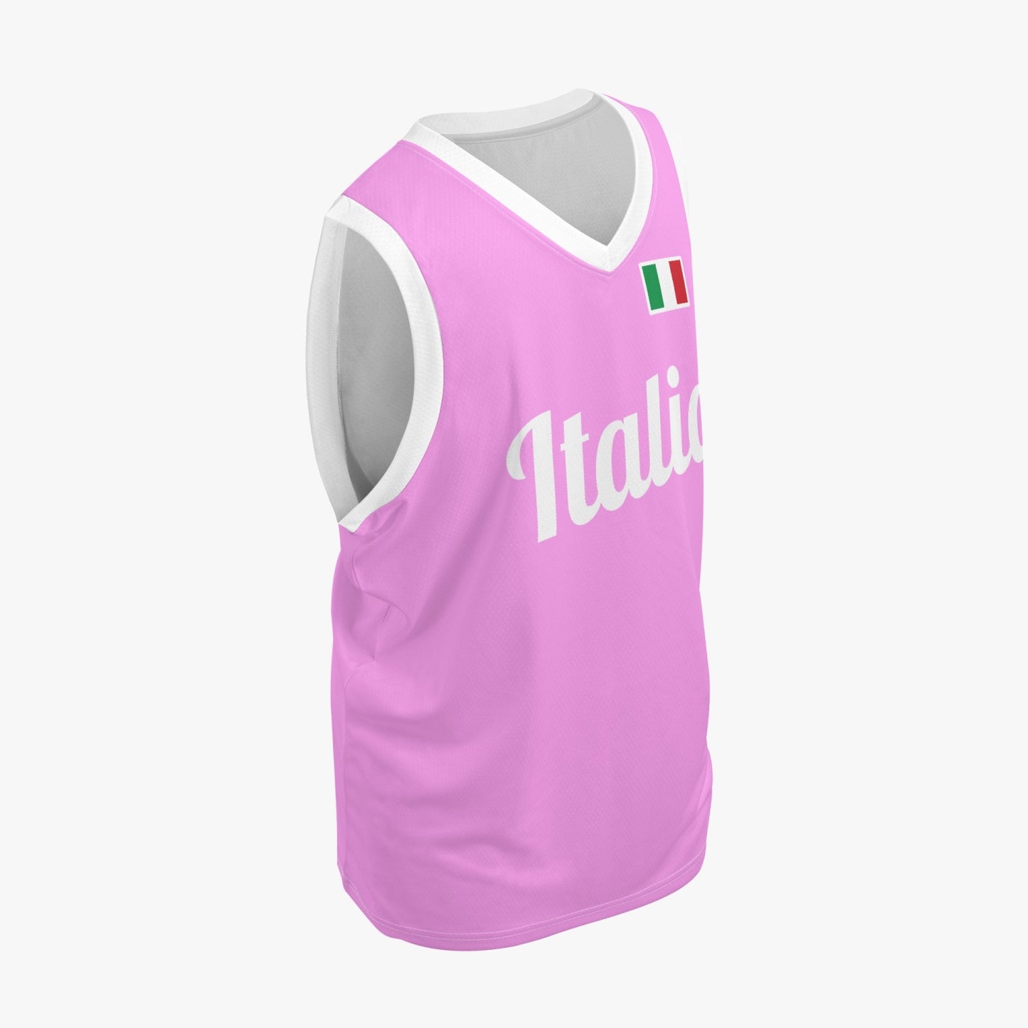 Italy Basketball Jersey Set - Pink