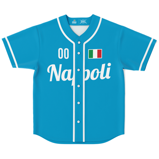Maglia da baseball del Napoli - Nome + Numero personalizzati