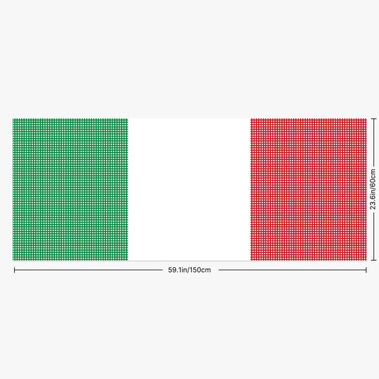 Italian Flag Rear Window Decal