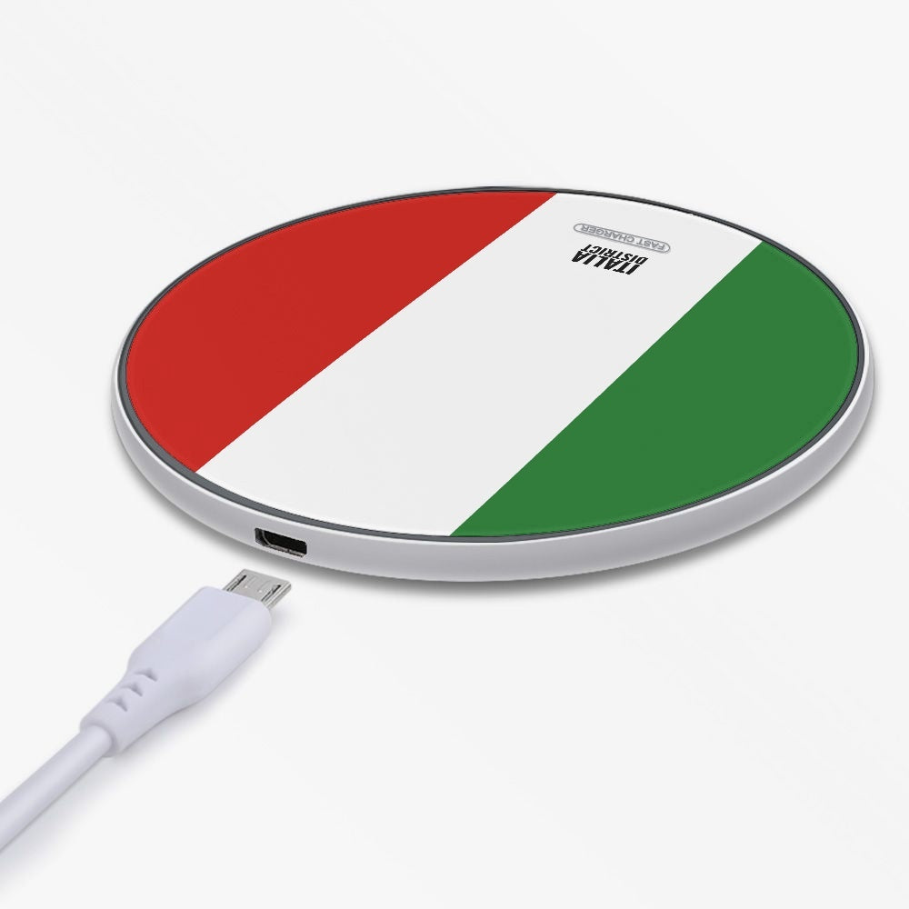 Italian Flag - 10W Wireless Charger - Italia District