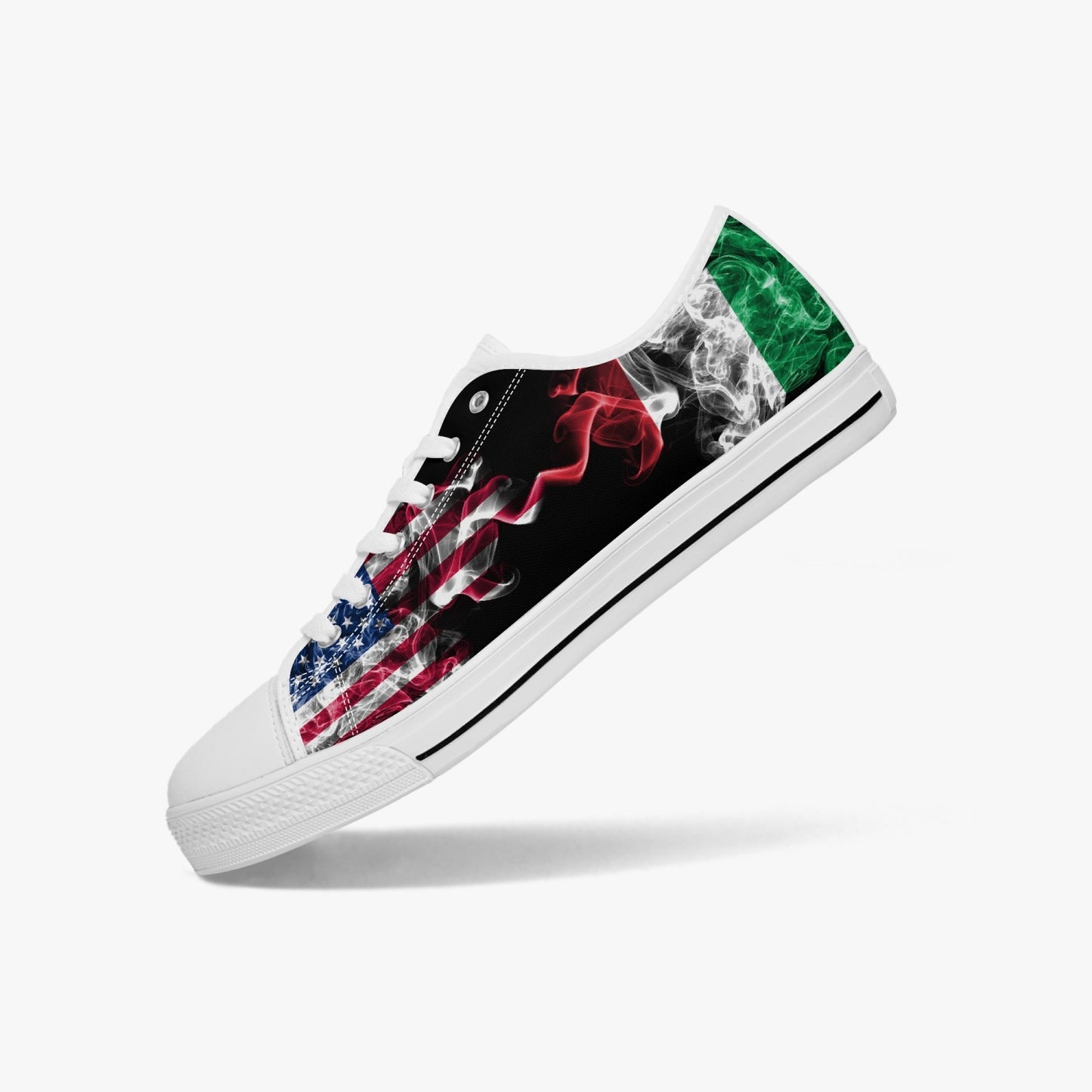 Low-Top Shoes - Italian American Flag