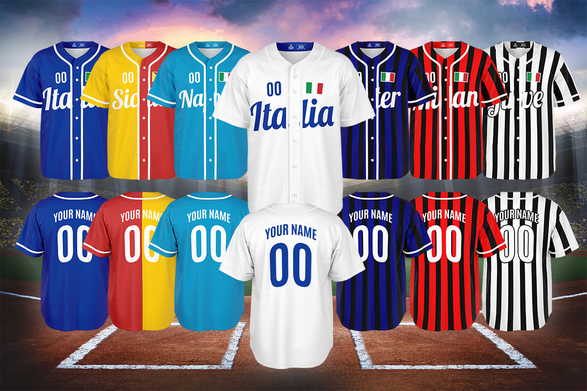 italian-Themed Baseball Jerseys