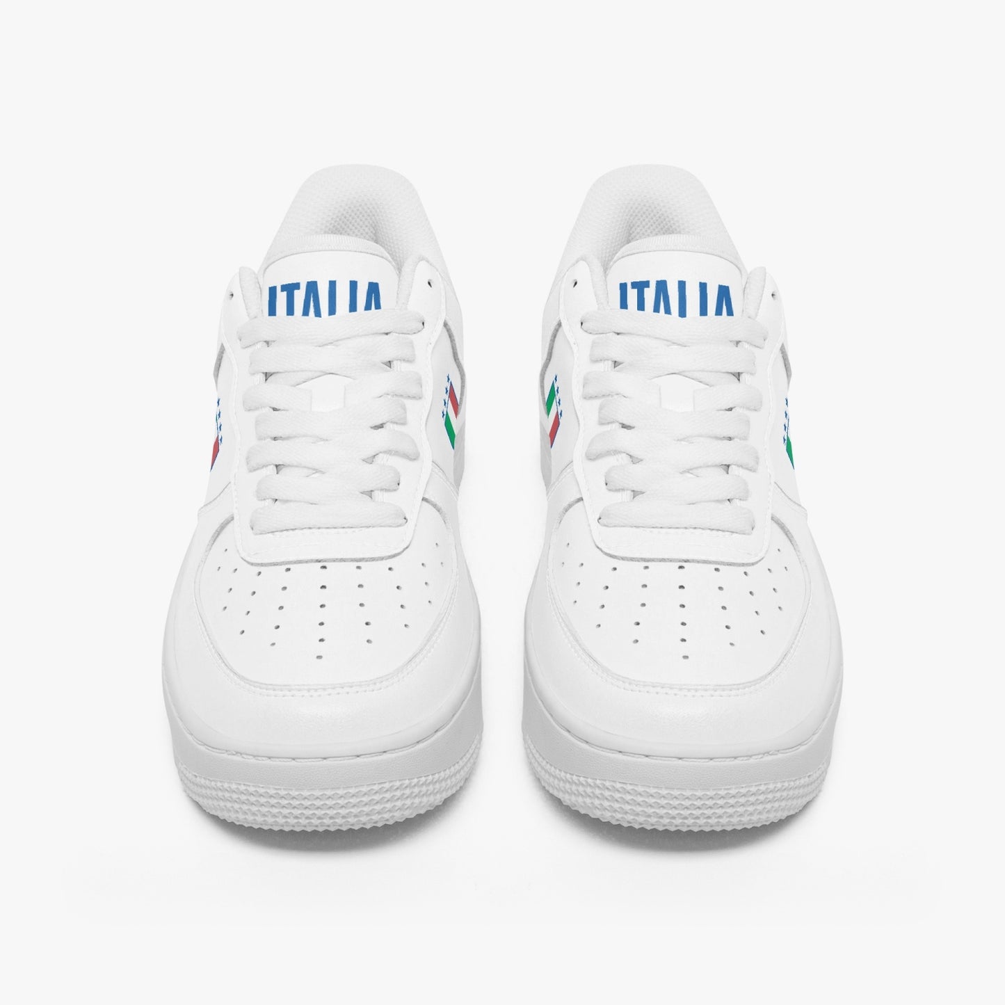 Italy Leather  Sneakers - AF1 White