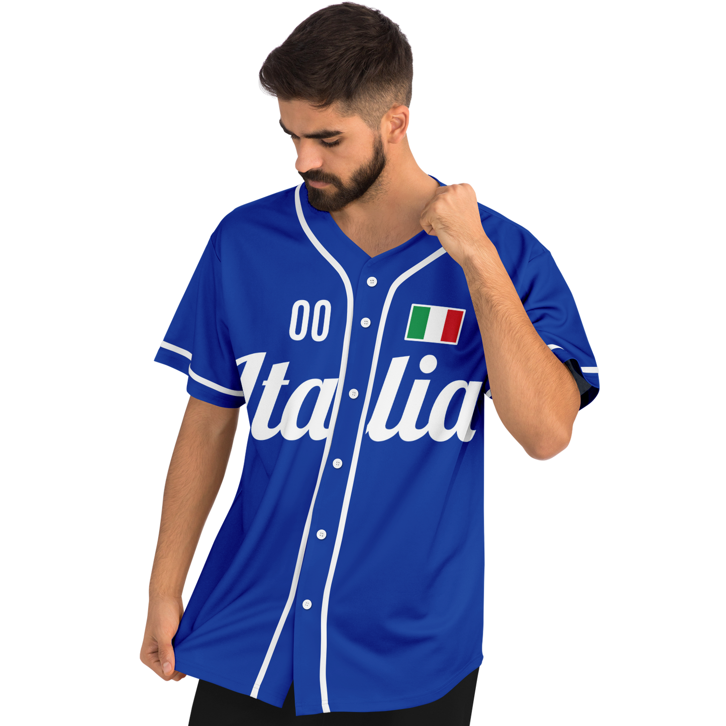 Italy Baseball Jersey - Custom Name + Number –