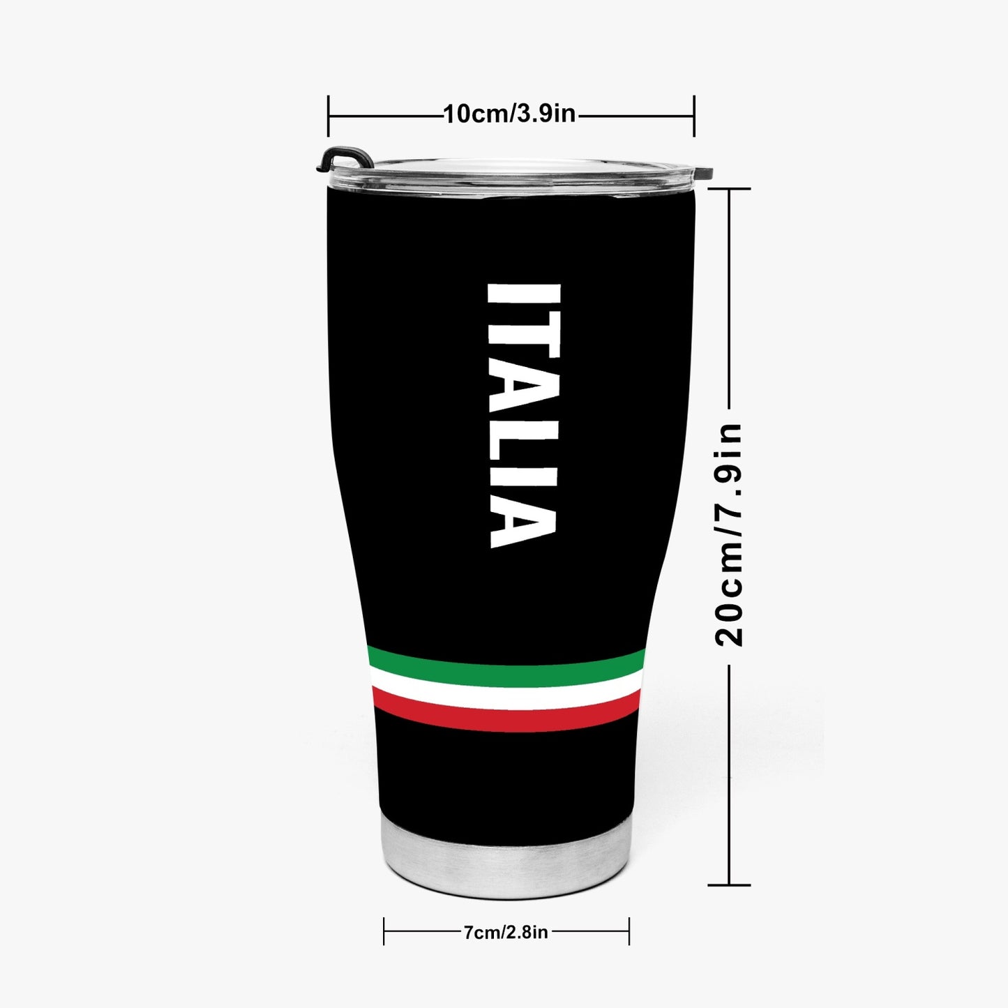 Italy Black Tumbler 30oz