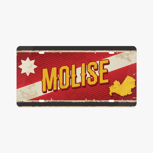 Molise License Plate Italian Style
