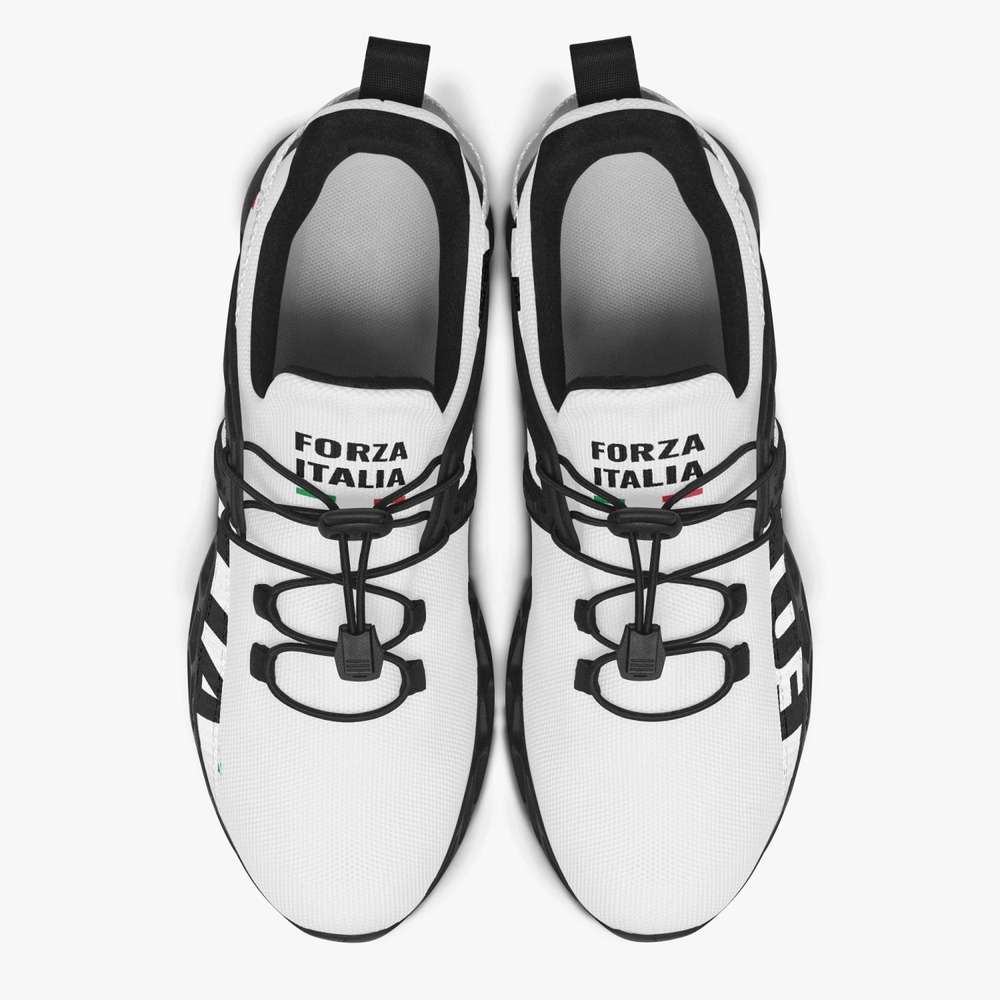 Italy Running Shoes Mesh - "Forza Italia" White