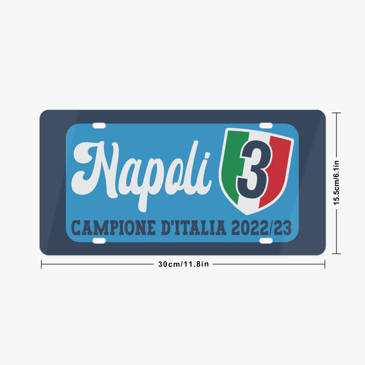 Napoli Campione 22/33 - License Plate