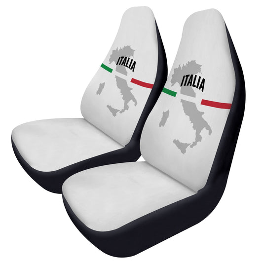 Coprisedili auto Italia bianco 2Pz