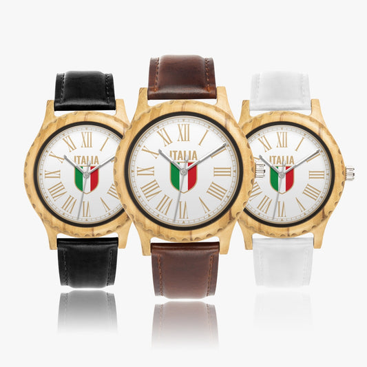 Italian Olive wooden watch - Italia