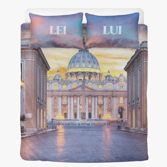 Set Biancheria da Letto - Vaticano Roma