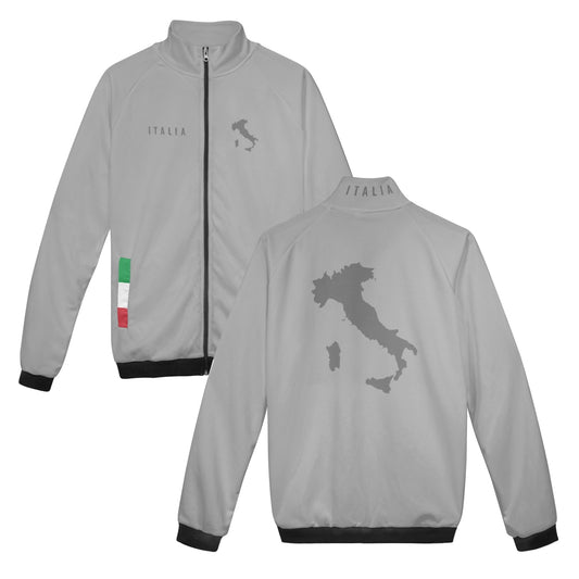 Italian boot zip Jacket grey