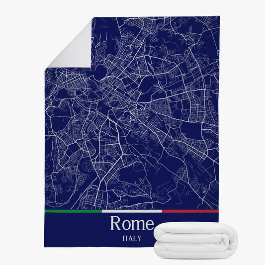 Coperta in pile Roma City Map