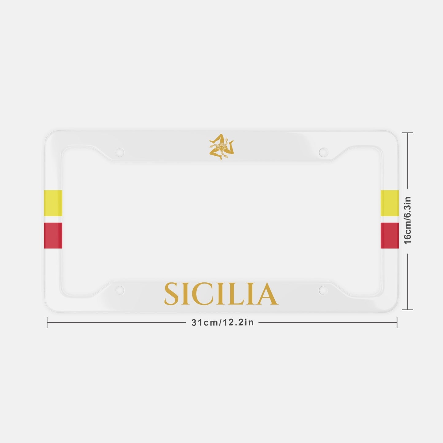 Sicily - License Plate Frame