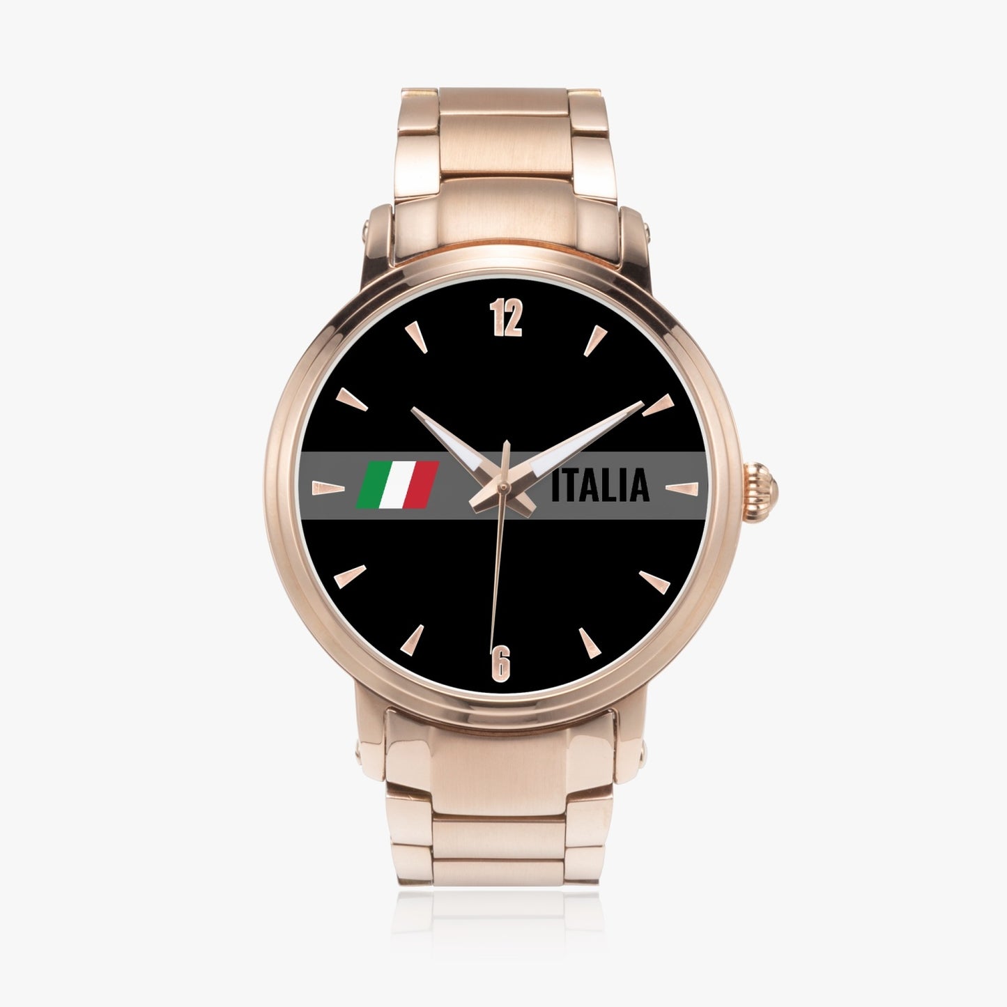 Italia Automatic Movement Watch black - Premium Stainless Steel