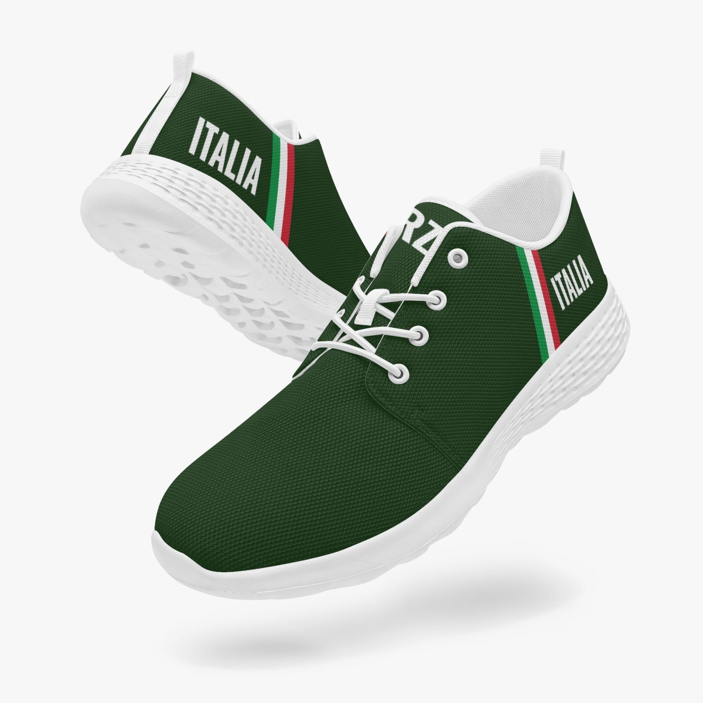 Italy Running Shoes - Forza Italia - Olive Green - men's /women's sizes