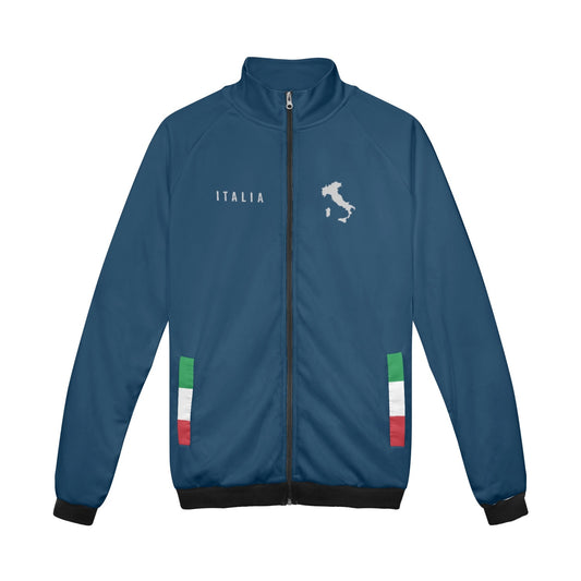 Italia zip Jacket blue navy